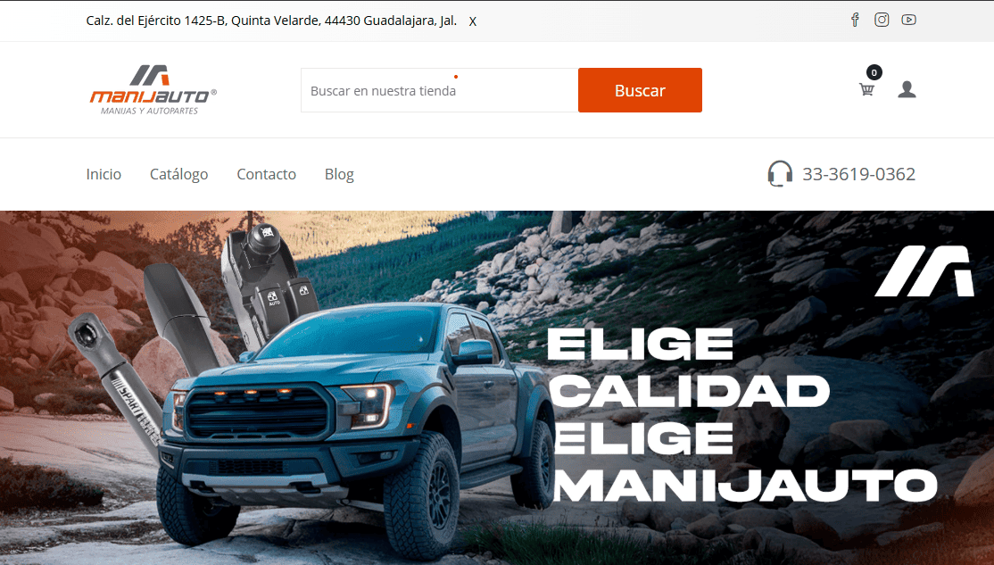 Corporate website - Manija Auto portal